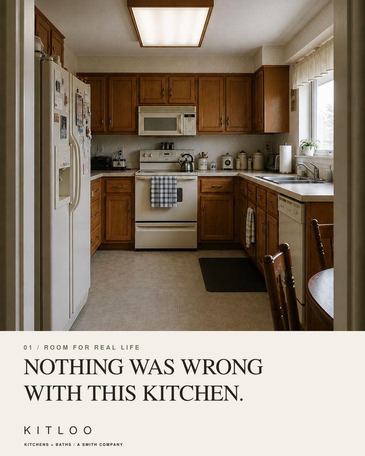 Kitloo post: Nothing was wrong with this kitchen.