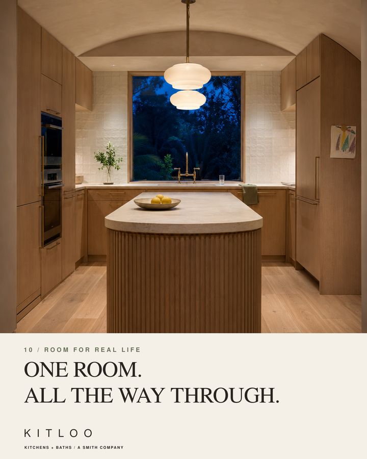 Kitloo post: One room. All the way through.